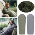 thumbnail image 1 of Forestwhale Lightweight Sleeping Bag Liner Travel Sleep Sack for Backpacking Hostels Machine Washable Camping Sheet for Hotels 31.5x82.7in, 1 of 6