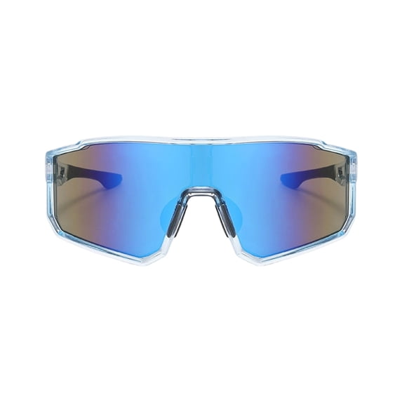 Forestwhale Polarized Cycling Sunglasses 5.7" Lightweight Sports Eyewear UV Protection Riding Glasses for Outdoor Running & Biking Blue