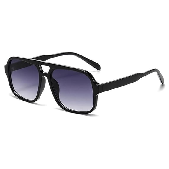 Forestwhale Retro Aviator Sunglasses for Women Men Trendy Classic 70s Square Aviator Sun Glasses Vintage Shades Blue