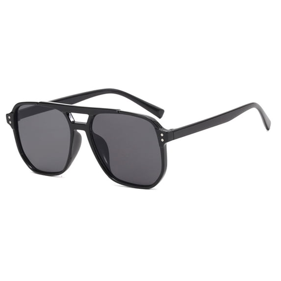 Forestwhale Retro Square Aviator Sunglasses Unisex Stylish Beam Shades with Protection Lightweight Riding Glasses for Men & Women for Cycling & Daily Wear