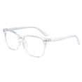 thumbnail image 1 of Forestwhale Transparent Square Frame Glasses for Men Women Retro Fashion Clear Lens Non-Prescription Eyeglasses Lightweight Multicolor Eyewear for Daily Outfits, 1 of 3