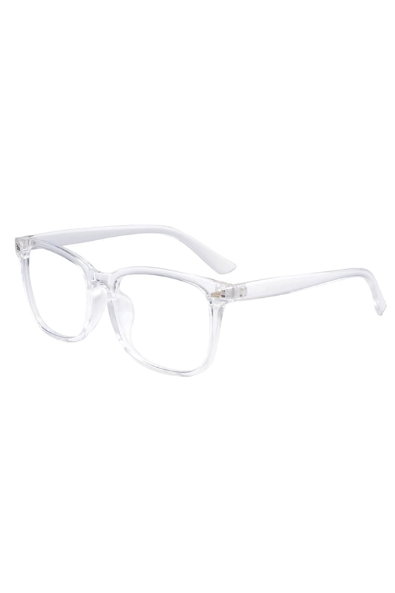 Transparent Square Frame Glasses for Men Women Retro Fashion Clear Lens Non-Prescription Eyeglasses Lightweight Multicolor Eyewear for Daily Outfits