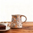 thumbnail image 1 of Forestwhale Yellow Glazed Vintage Ceramic Mug with Handle for Cappuccino Milk Coffee Tea Creative Handcrafted Drinkware 9oz Unique Coffee Mugs Gift for Mom Wife, 1 of 6