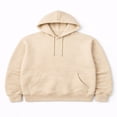 thumbnail image 1 of Forever 21 Drawstring Fleece Hoodie, Color- Incense, Size- M, 1 of 5