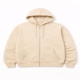thumbnail image 1 of Forever 21 Fleece Zip-Up Hoodie, Color- Incense, Size- Xl, 1 of 5