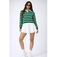 thumbnail image 1 of Forever 21 Tiered Ruffle Lace-Trim Mini Skirt, Color-White, Size-L, 1 of 6