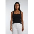 thumbnail image 1 of Forever 21 WGA Cotton Cropped Tank Top, Color-Black, Size-M, 1 of 5