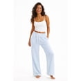 thumbnail image 1 of Forever 21 WGA Wide Leg Airflow Pull On Pant, Color- Light Blue, Size- L, 1 of 5