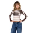 thumbnail image 1 of Forever 21 Women's Boatneck Sweater with High Rib Start, XS-XL, 1 of 6