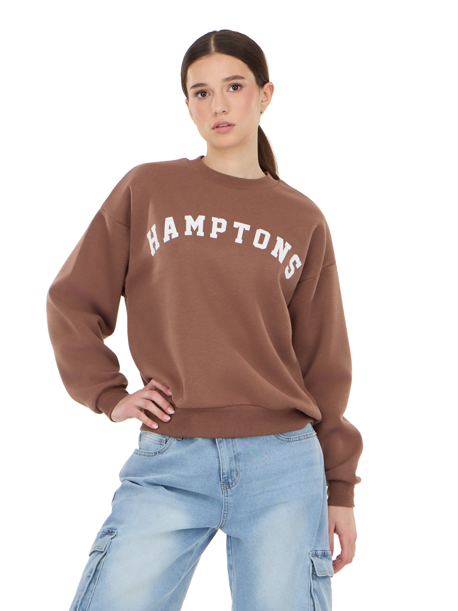 Women's and Women's Plus Destination Fleece Crewneck, Sizes XXS-4X
