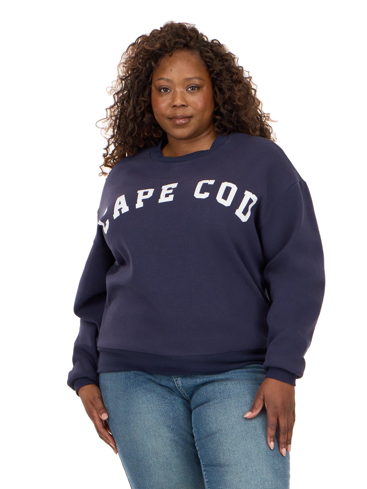 Forever 21 Women's and Women's Plus Destination Fleece Crewneck, Sizes XXS-4X