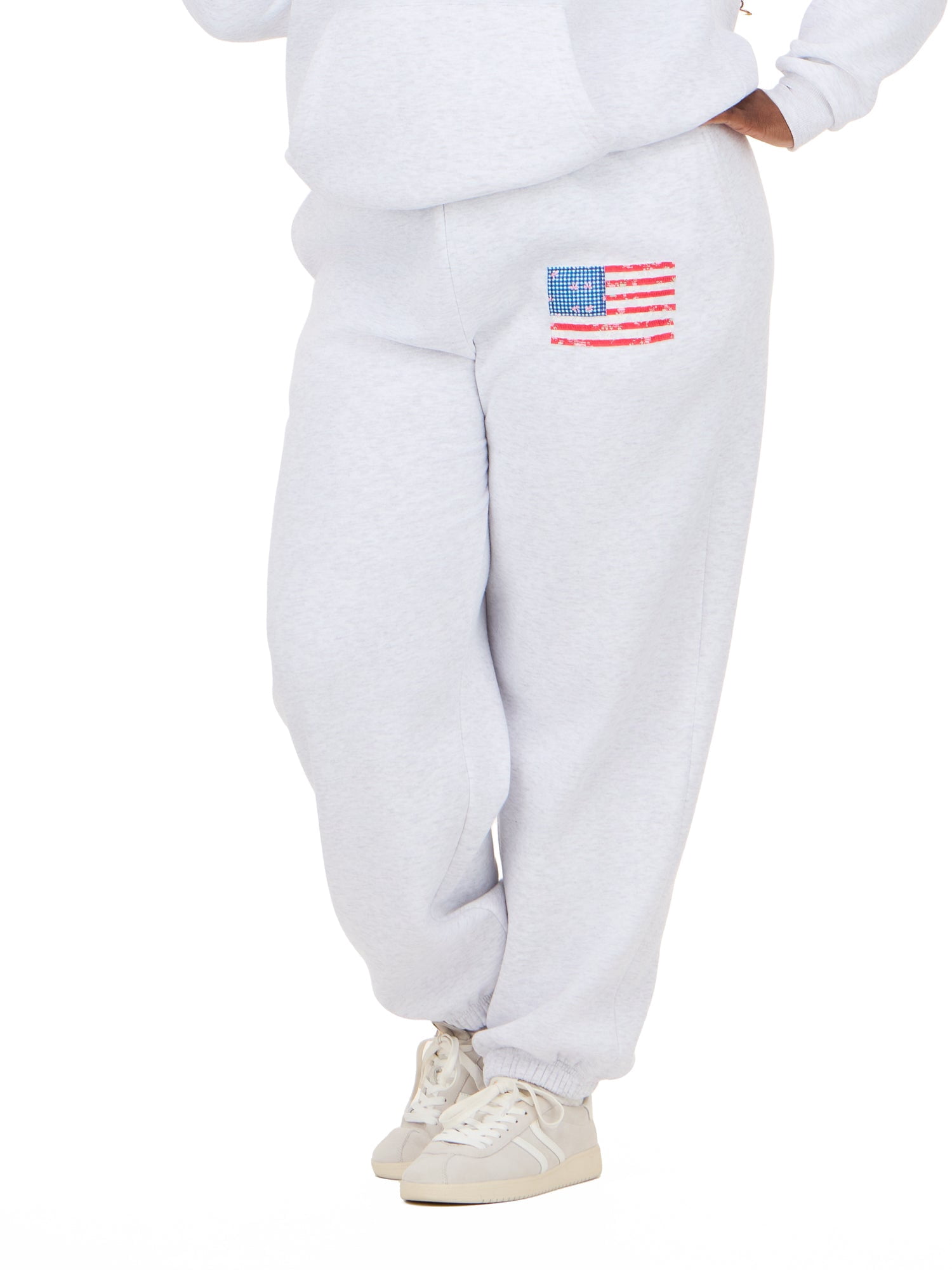 Forever 21 Women's and Women's Plus Americana Fleece Jogger Sweatpants, Sizes XXS-4X