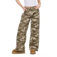 thumbnail image 1 of Forever 21 Women's Low Rise Baggy Fit Jeans with Side Stripes and Bow Accents, Sizes 0-14, 1 of 5