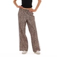 thumbnail image 1 of Forever 21 Women's Mesh Oversized Nylon Wide Leg Pant with Side Stripes, Sizes XS-XL, 1 of 11