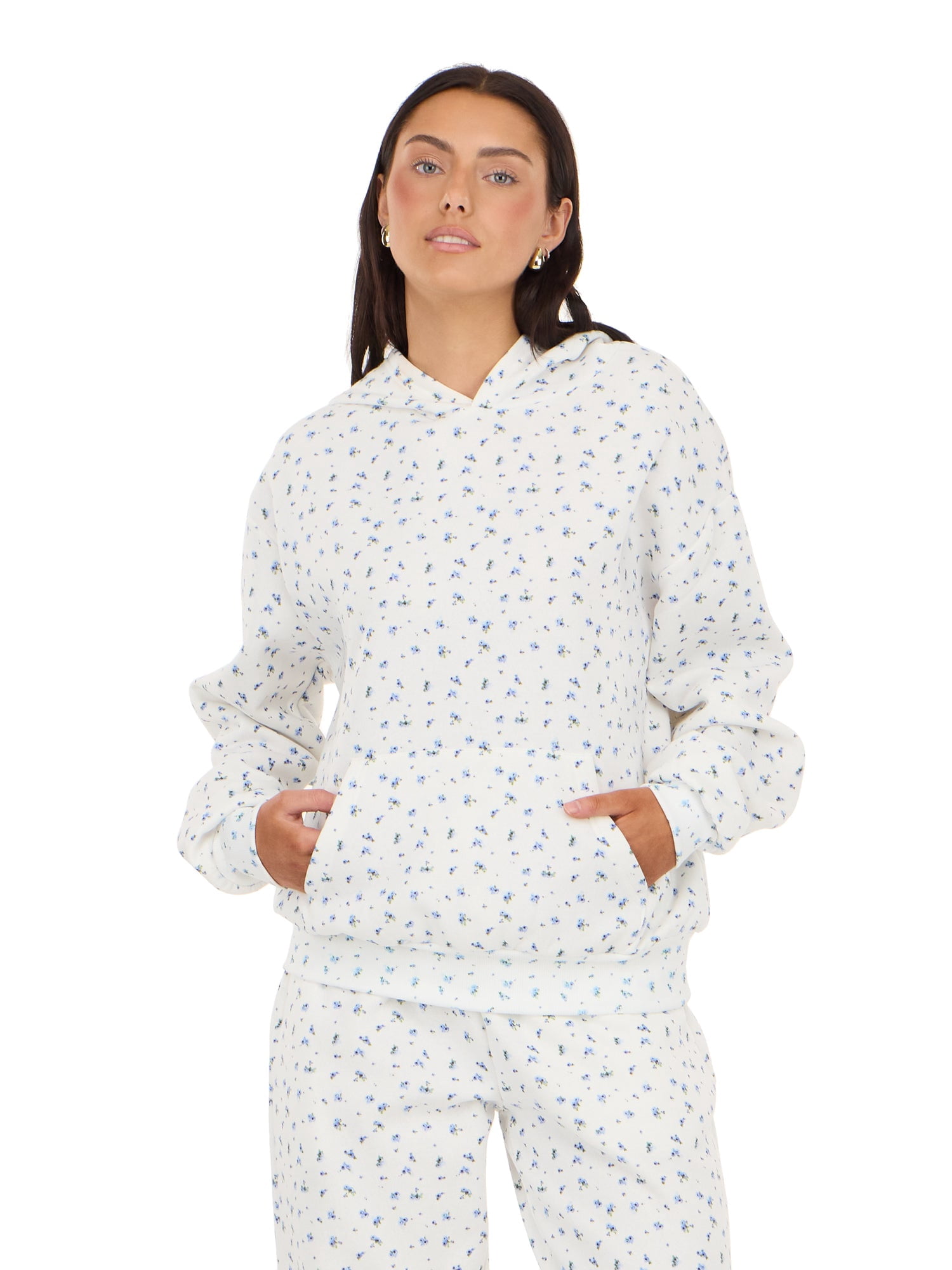 Forever 21 Women's and Women's Plus Americana Oversized Hoodie, Sizes XXS-4X