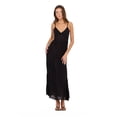 thumbnail image 1 of Forever 21 Women’s Spaghetti Strap Maxi Dress with Adjustable Tie Back, Flowing Tiered Skirt and Lightweight Casual Summer Silhouette, XS-XL, 1 of 6