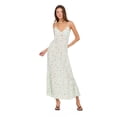 thumbnail image 1 of Forever 21 Women’s Spaghetti Strap Maxi Dress with Adjustable Tie Back, Flowing Tiered Skirt and Lightweight Casual Summer Silhouette, XS-XL, 1 of 6