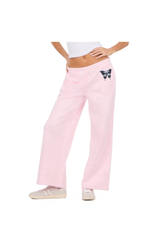 Women’s Wide Leg Jogger Pants with Patch Details, Relaxed Fit Casual Sweatpants for Everyday Comfort and Street Style, XS-XL