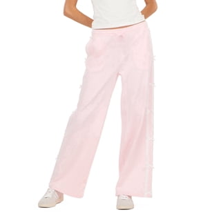 Forever 21 Women’s Wide Leg Jogger Pants with Patch Details, Relaxed Fit Casual Sweatpants for Everyday Comfort and Street Style, XS-XL