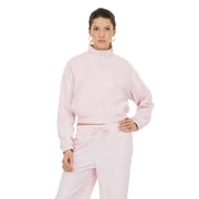 Women's Windbreaker with Zip Front and Contrast Piping Trim, Sizes XS-XL