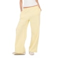 thumbnail image 1 of Forever 21 Women's Butter Yellow Athleisure Low-Rise Jogger, Wide-Leg, S, 1 of 6