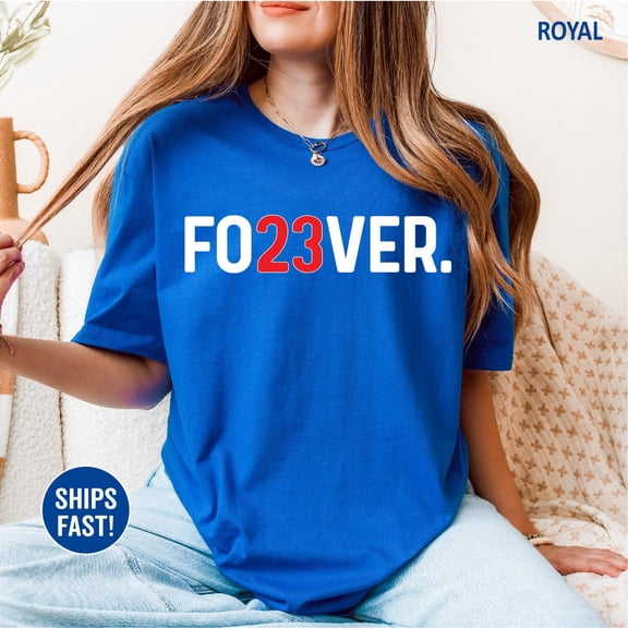 Forever 23 Shirt, Fo23ver Shirt Retro Sports Tribute Tee, Number 23 Forever Shirt, Trendy Number Baseball Team Sport Tee Tshirt All Size S-5XL