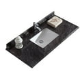 thumbnail image 1 of Forever 48" Single Hole Black Wood Marble Countertop with Rectangular Ceramic Sink, 1 of 2