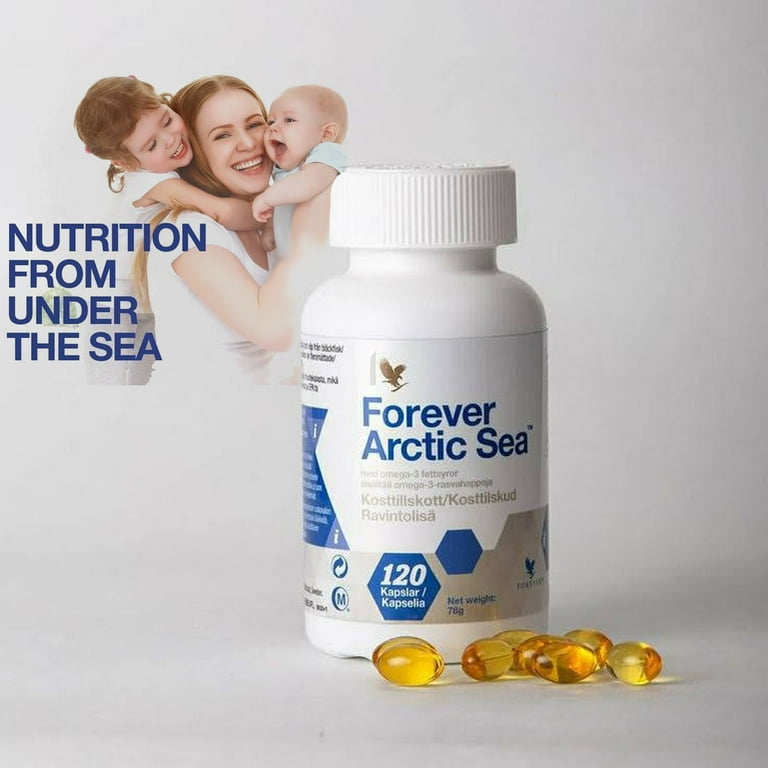 Forever Arctic-Sea Super Omega-3 Natural Fish Calamari Oils with