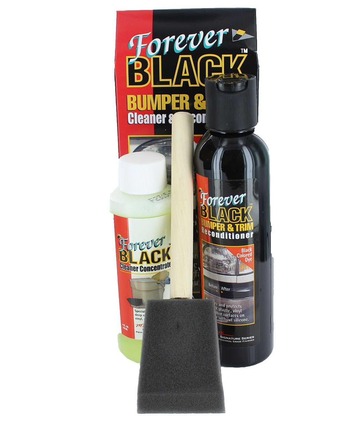 Forever BLACK Bumper  Trim cleaner and reconditioner