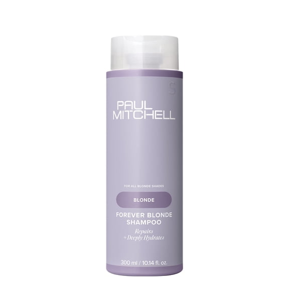 Paul Mitchell Forever Blonde Shampoo, Repairs + Deeply Hydrates, Ideal For Bleached + Lightened Hair ,10.14 oz