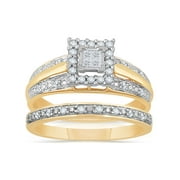 Forever Bride 1/3 Ct. T.W. Diamond Engagement Ring, 10K Yellow Gold