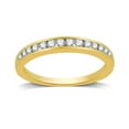thumbnail image 1 of Forever Bride 1/4 CTTW Round Diamond Women's 10k Yellow Gold Anniversary,Wedding Band, 1 of 8