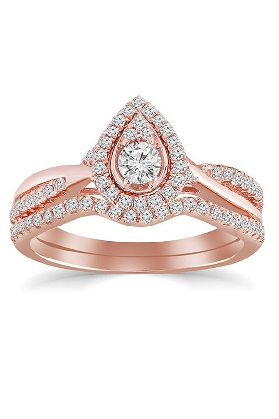 10k Rg 1/2 Cttw Bridal Set