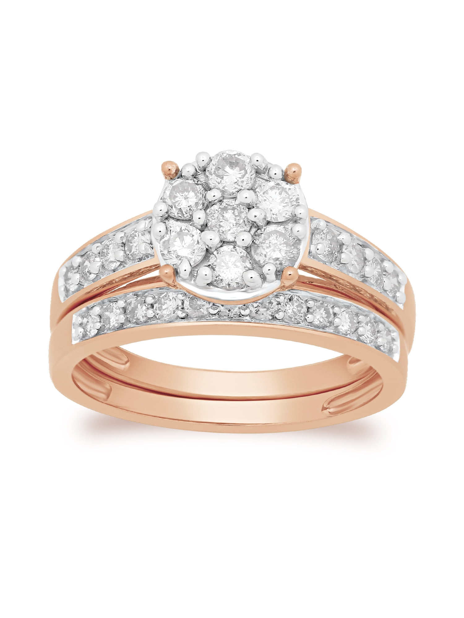 Forever Bride Cluster Diamond Ring, 10 Carat