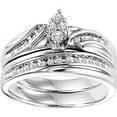thumbnail image 1 of Forever Bride Marquise Diamond Bridal Set, 1/4 ct. t.w., .925 Sterling Silver, 1 of 2