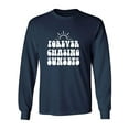 thumbnail image 1 of Forever Chasing Sunsets Adult Long Sleeve T-shirt, 1 of 3