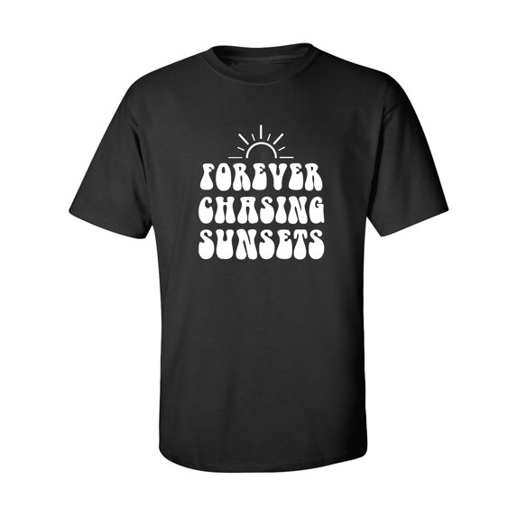 Forever Chasing Sunsets Adult Short Sleeve T-shirt