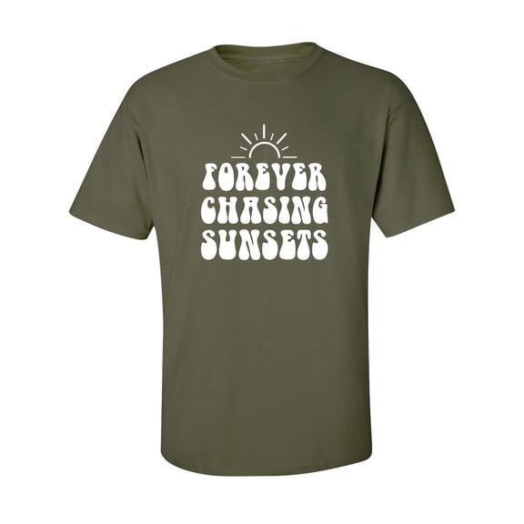 Forever Chasing Sunsets Adult Short Sleeve T-shirt