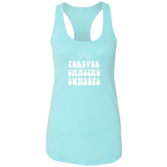 Forever Chasing Sunsets Racerback Tank