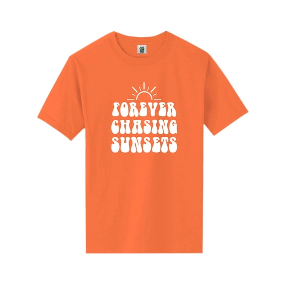 Forever Chasing Sunsets Short Sleeve Neon T-Shirt