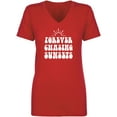 thumbnail image 1 of Forever Chasing Sunsets Womens V-Neck T-Shirt, 1 of 2