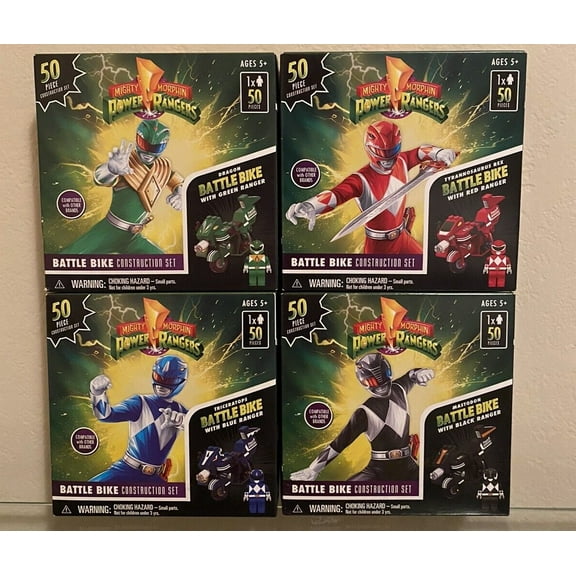 Forever Clever 4 Battle Bikes 200 Pieces Complete Set