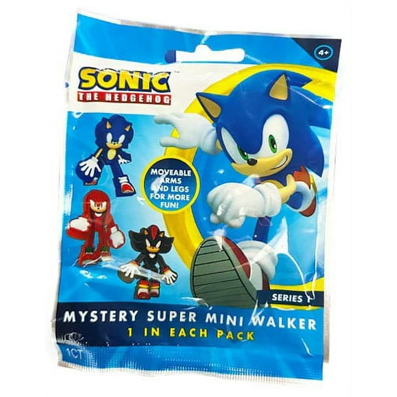 Forever Clever Sonic the Hedgehog Series 1 Mystery Super Mini Walker Action Figure Pack