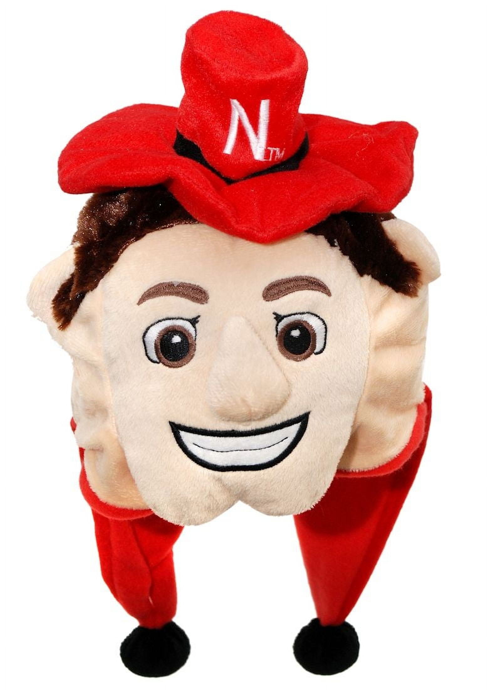 Forever Collectables NCAA Mascot Dangle Hat, University of Nebraska