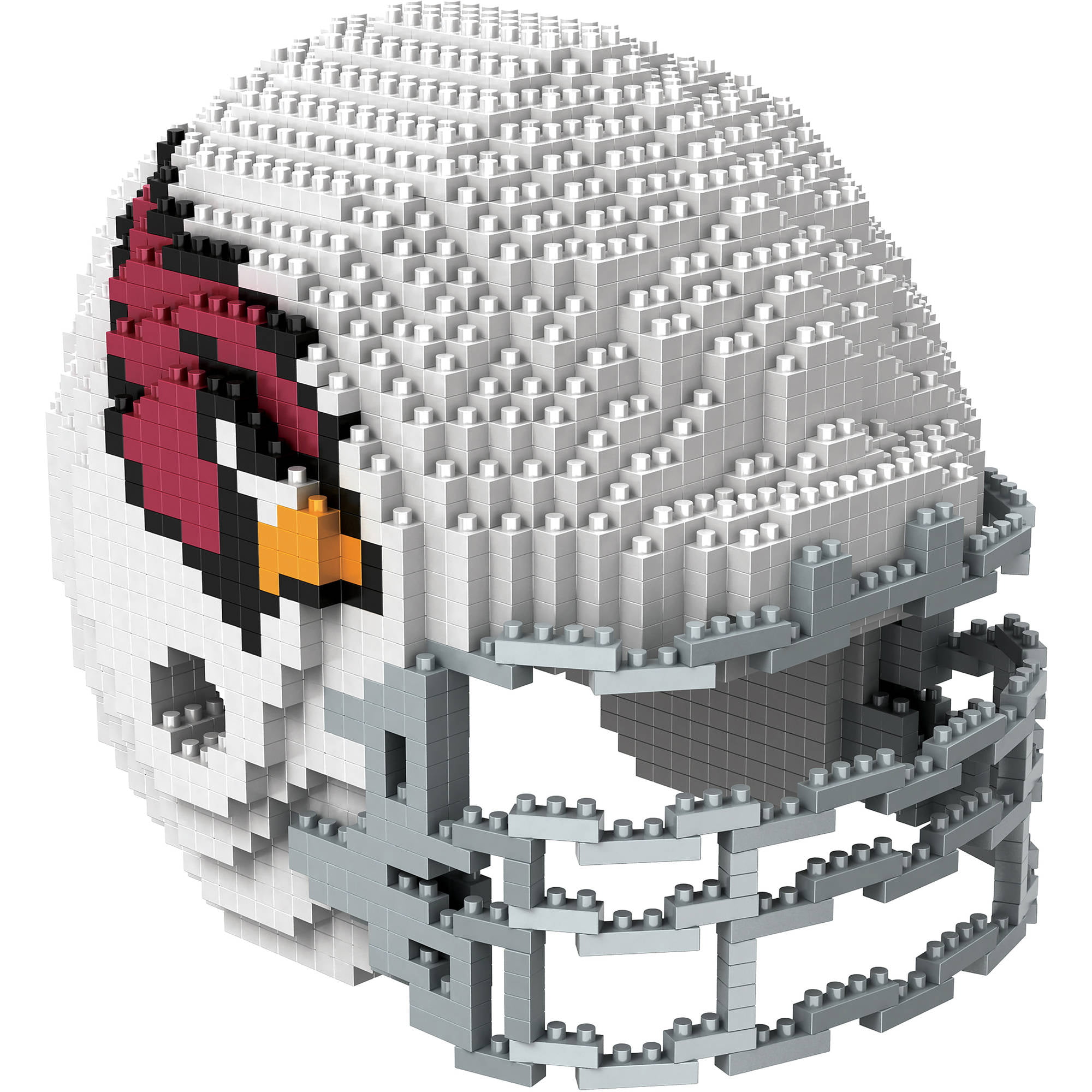 Forever Collectibles 3D BRXLZ Mini Helmet, Arizona Cardinals 