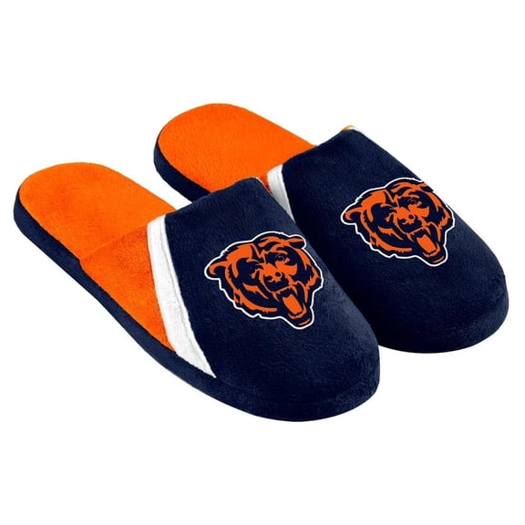 Forever Collectibles Chicago Bears NFL Swoop Logo Slide Slippers Medium Unisex