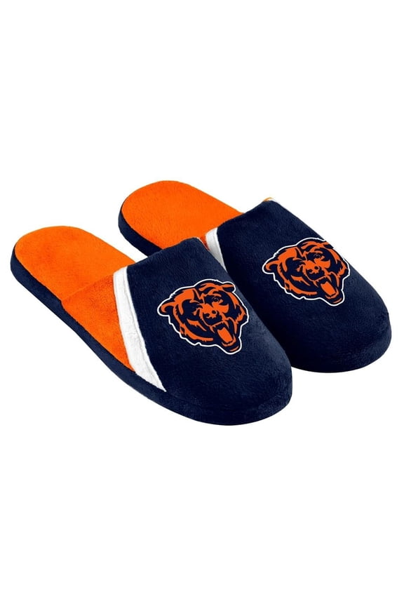 Forever Collectibles Chicago Bears NFL Swoop Logo Slide Slippers Medium Unisex