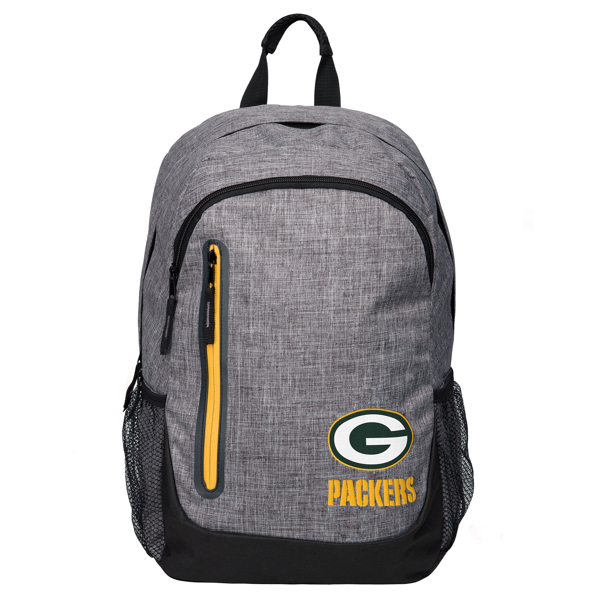 Forever Collectibles Heather Grey Bold Color Backpack Green Bay Packers