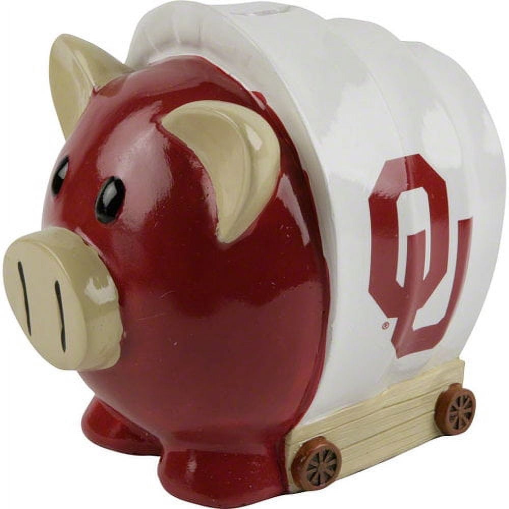 Forever Collectibles Large Thematic Piggy Bank - Oklahoma Oklahoma Sooners FBPIGCOKLL