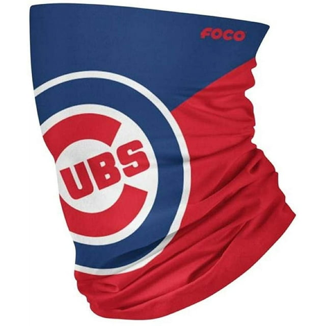 Forever Collectibles MLB unisex-adult Face Mask Gaiter Big Logo Chicago Cubs One Size Team Colors